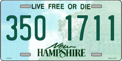 NH license plate 3501711