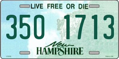 NH license plate 3501713