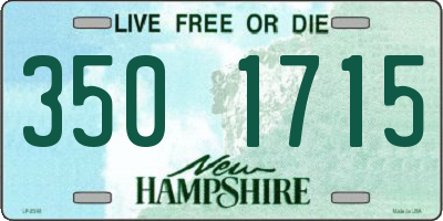 NH license plate 3501715