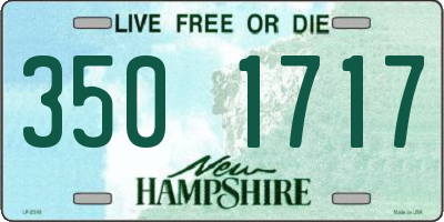 NH license plate 3501717
