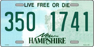 NH license plate 3501741