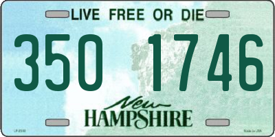 NH license plate 3501746