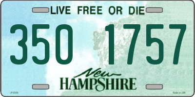 NH license plate 3501757