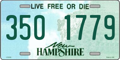 NH license plate 3501779