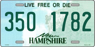 NH license plate 3501782