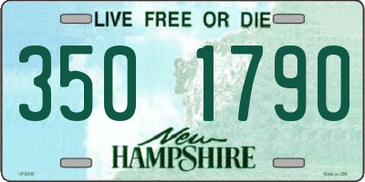 NH license plate 3501790