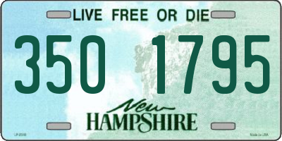 NH license plate 3501795