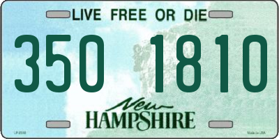 NH license plate 3501810