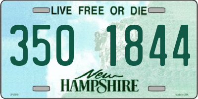 NH license plate 3501844