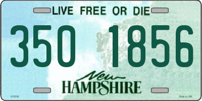 NH license plate 3501856