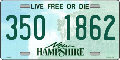 NH license plate 3501862
