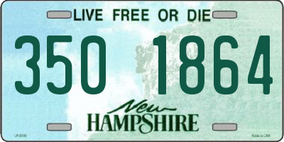 NH license plate 3501864