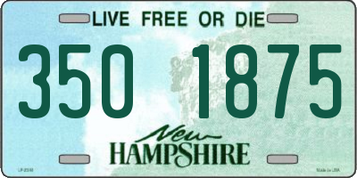 NH license plate 3501875