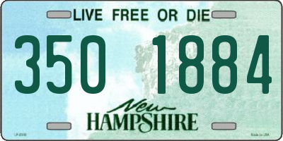 NH license plate 3501884