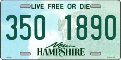 NH license plate 3501890
