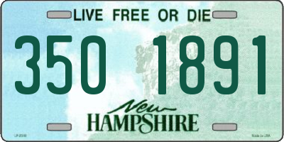 NH license plate 3501891
