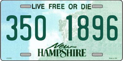 NH license plate 3501896
