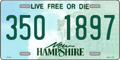 NH license plate 3501897