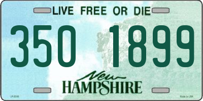 NH license plate 3501899