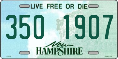 NH license plate 3501907