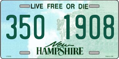 NH license plate 3501908