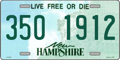NH license plate 3501912