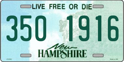NH license plate 3501916