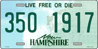 NH license plate 3501917