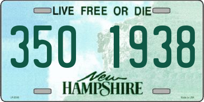 NH license plate 3501938
