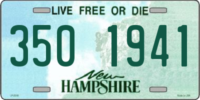 NH license plate 3501941