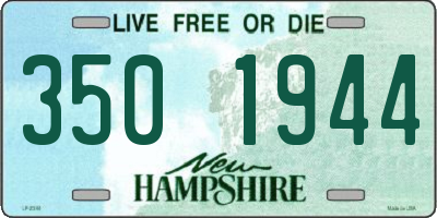 NH license plate 3501944