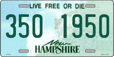 NH license plate 3501950