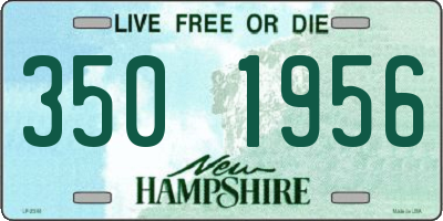 NH license plate 3501956