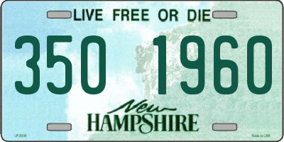 NH license plate 3501960