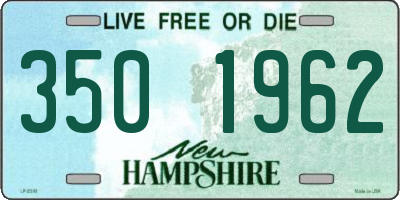 NH license plate 3501962