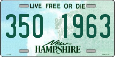 NH license plate 3501963