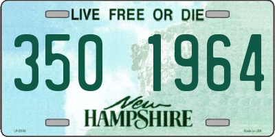 NH license plate 3501964