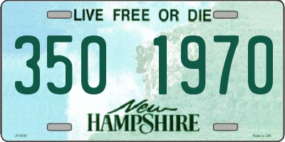 NH license plate 3501970