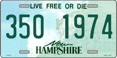 NH license plate 3501974