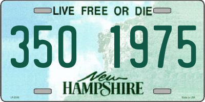 NH license plate 3501975