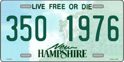 NH license plate 3501976