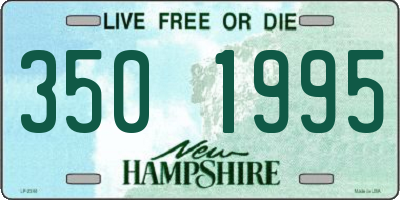 NH license plate 3501995