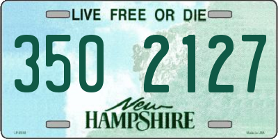 NH license plate 3502127