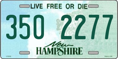 NH license plate 3502277