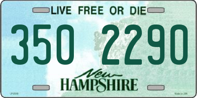 NH license plate 3502290