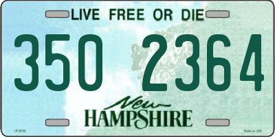 NH license plate 3502364