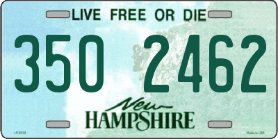 NH license plate 3502462