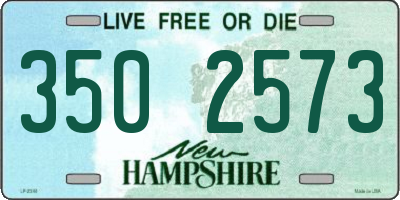 NH license plate 3502573