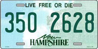 NH license plate 3502628