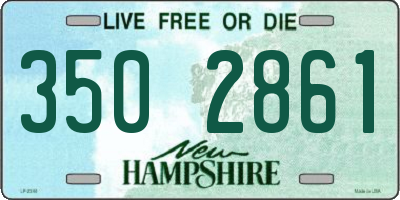 NH license plate 3502861